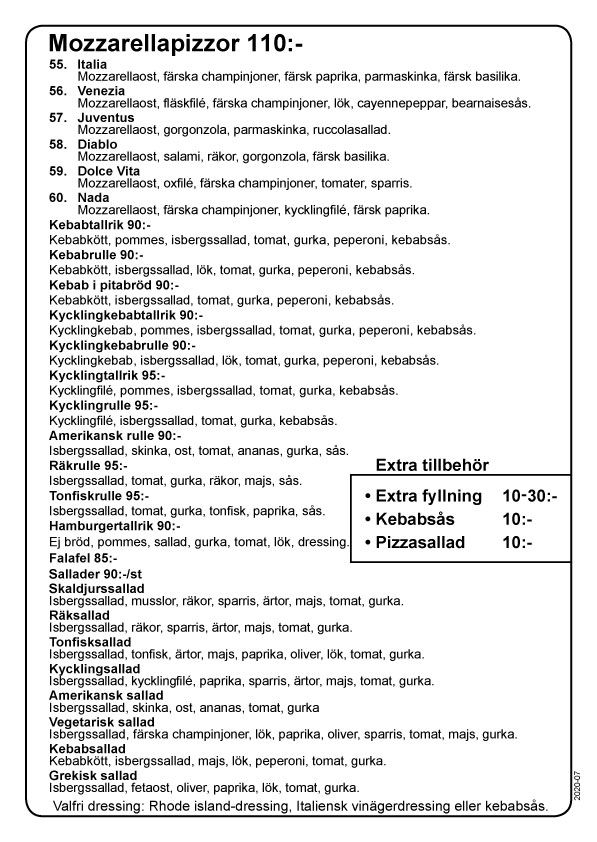 Bästa pizzan i skövde - Maxim restaurang